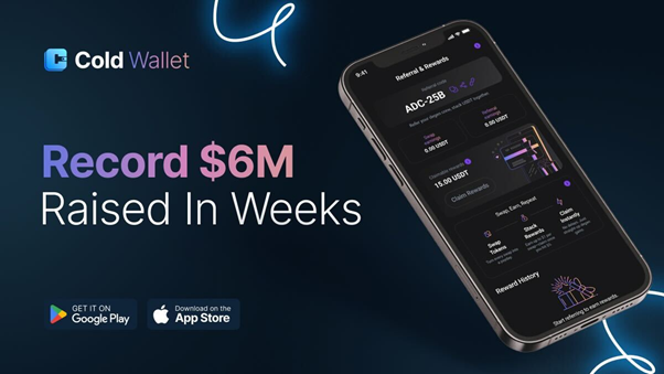 Presale : Cold Wallet’s $6M Presale Momentum Challenges Stellar and XRP in the Race for 2025’s Top Crypto