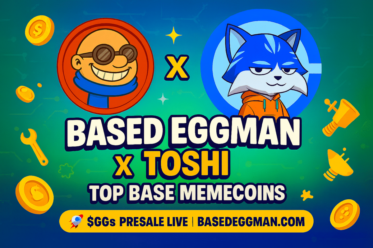Top 2 Memecoins for Life-Changing Gains; Based Eggman $GGs and Toshi (Toshi), Buying Memecoins on Base